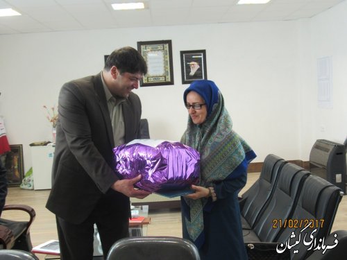 مراسم تکریم و معارفه مدیر میراث فرهنگی، صنایع دستی و گردشگری شهرستان گمیشان برگزار شد