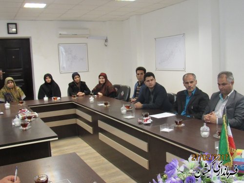 سرپرست جدید حراست فرمانداری شهرستان گمیشان معرفی شد