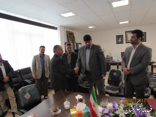 سرپرست جدید حراست فرمانداری شهرستان گمیشان معرفی شد