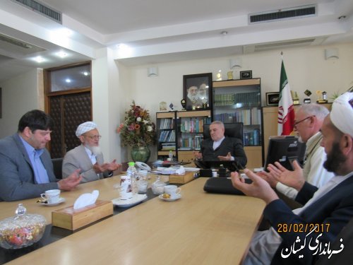 دیدار فرماندار، امام جمعه و هیات امنا بیمارستان گمیشان با استاندار گلستان