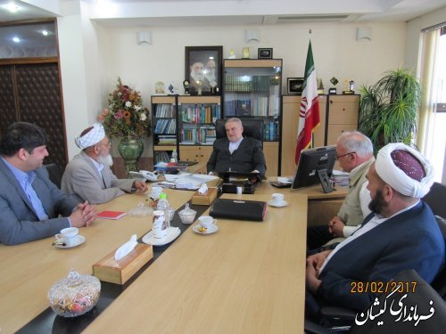 دیدار فرماندار، امام جمعه و هیات امنا بیمارستان گمیشان با استاندار گلستان