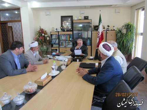 دیدار فرماندار، امام جمعه و هیات امنا بیمارستان گمیشان با استاندار گلستان