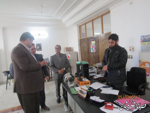 بازدید فرماندار گمیشان از اداره بهزیستی شهرستان