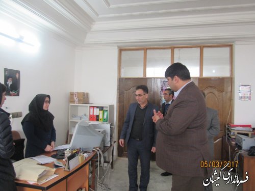 بازدید فرماندار گمیشان از اداره بهزیستی شهرستان