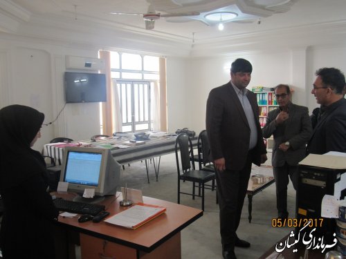 بازدید فرماندار گمیشان از اداره بهزیستی شهرستان