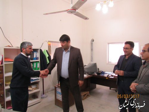 بازدید فرماندار گمیشان از اداره بهزیستی شهرستان