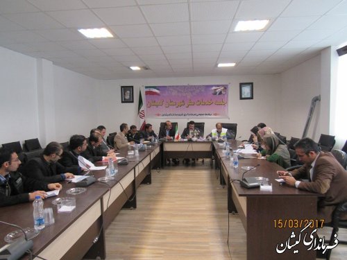 جلسه ستاد خدمات سفر شهرستان گمیشان برگزار شد
