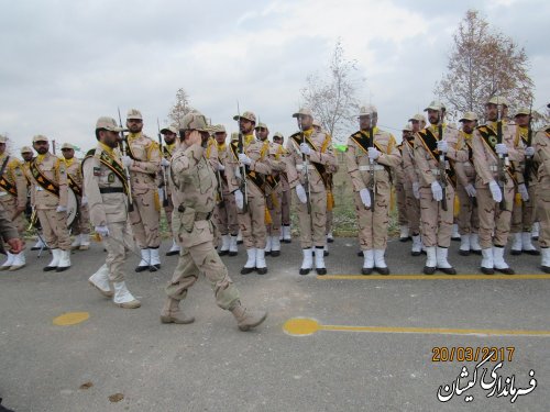 حضور فرماندار گمیشان در مراسم عیدانه مرزی