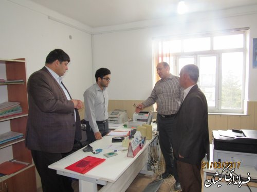 فرماندار گمیشان از ستاد انتخابات بخش مرکزی شهرستان بازدید کرد