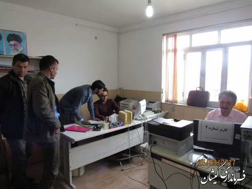 بازدید معاون فرماندار گمیشان از ستاد انتخابات بخش مرکزی