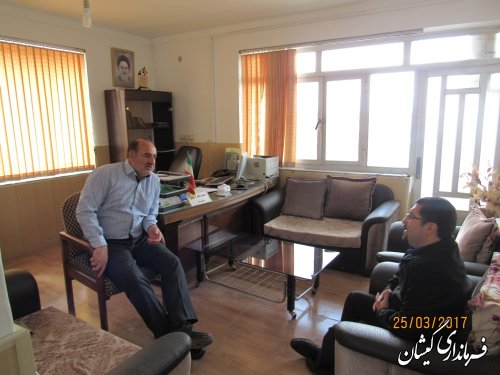 بازدید معاون فرماندار گمیشان از ستاد انتخابات بخش مرکزی
