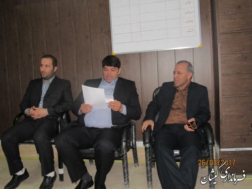 بازدید فرماندار گمیشان از ستاد انتخابات بخش گلدشت