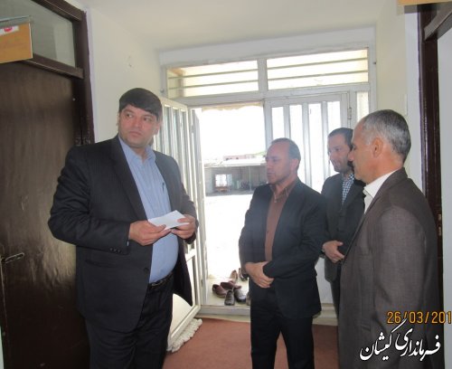 بازدید فرماندار گمیشان از ستاد انتخابات بخش گلدشت