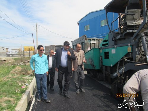 اولین اقدام عمرانی دولت تدبیر و امید در سال 96 در شهرستان گمیشان