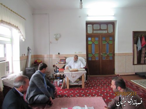 دیدار فرماندار گمیشان با ائمه جمعه بخش گلدشت