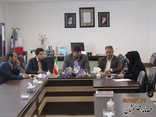 اولین جلسه کمیته انطباق مصوبات شوراهای شهر شهرستان گمیشان در سال 96