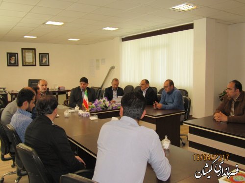 دیدار مدیر و کارکنان بنیاد مسکن انقلاب اسلامی شهرستان با فرماندار گمیشان