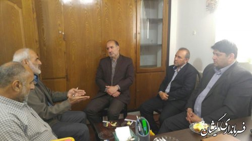 دیدار فرماندار گمیشان با رئیس و اعضای هیات نظارت شورای نگهبان شهرستان