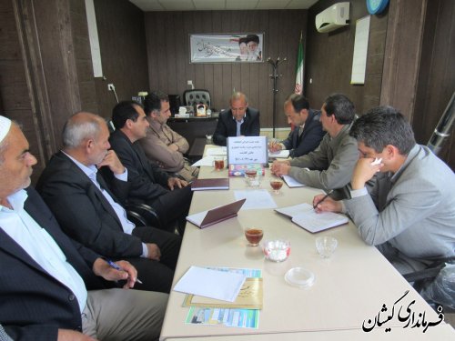 دومین جلسه هیات اجرایی بخش گلدشت برگزار شد
