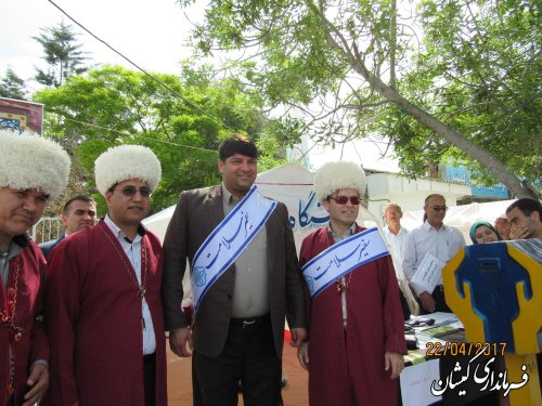 حضور فرماندار گمیشان در کارناوال هفته سلامت شهرستان