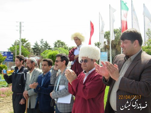 حضور فرماندار گمیشان در کارناوال هفته سلامت شهرستان