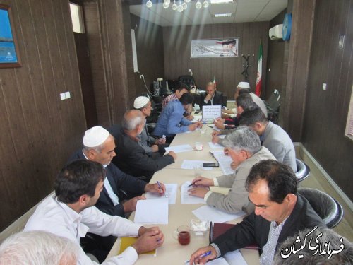 سومین جلسه هیات اجرایی بخش گلدشت برگزار شد