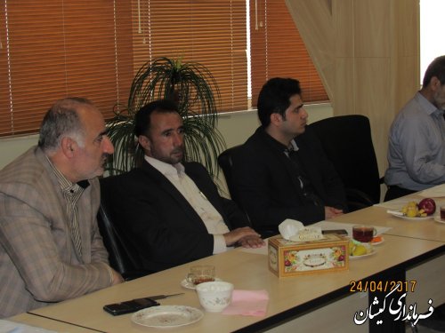 حضور فرماندار گمیشان در جلسه کمیته تصویب طرح های هادی روستایی استان