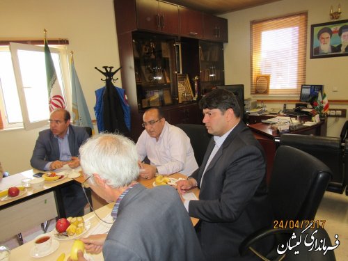 حضور فرماندار گمیشان در جلسه کمیته تصویب طرح های هادی روستایی استان