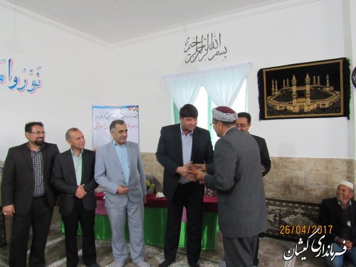 نمازخانه و دو کلاس آموزشی دبستان حنبلی روستای سقر تپه افتتاح شد