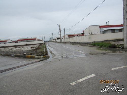 احداث کانال جهت هدایت آبهای سطحی مسکن مهر گمیش تپه