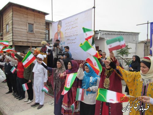 جشن همه با هم در شهرستان گمیشان برگزار شد