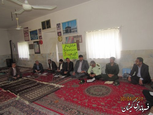 جلسه شورای هماهنگی مبارزه با مواد مخدر شهرستان با محوریت طرح شهید شوشتری