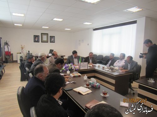 جلسه شورای کشاورزی و منابع طبیعی شهرستان گمیشان برگزار شد
