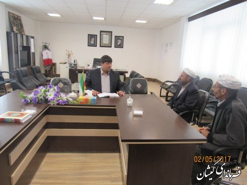 ملاقات عمومی فرماندار گمیشان با مردم شهرستان برگزار شد