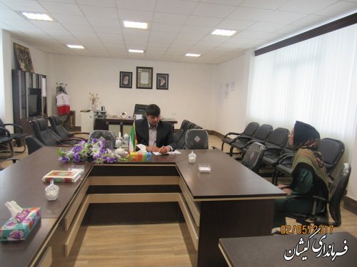 ملاقات عمومی فرماندار گمیشان با مردم شهرستان برگزار شد