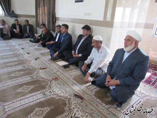دیدار چهره به چهره فرماندار و نماینده مجلس با مردم روستاهای بخش گلدشت