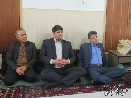 دیدار فرماندار و نماینده مردم منطقه در مجلس شورای اسلامی با ائمه جمعه بخش گلدشت