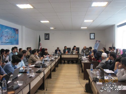 جلسه آموزشی کاربران رایانه شعب اخذ رأی شهرستان گمیشان برگزار شد