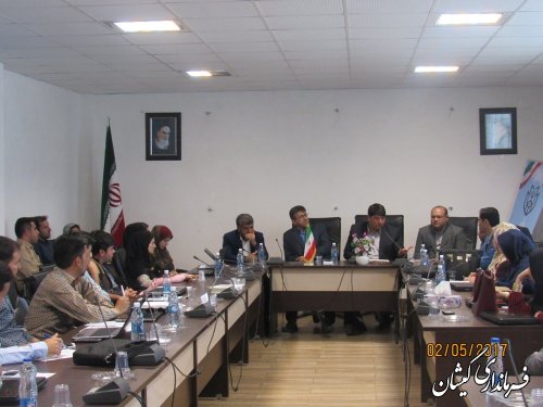 جلسه آموزشی کاربران رایانه شعب اخذ رأی شهرستان گمیشان برگزار شد