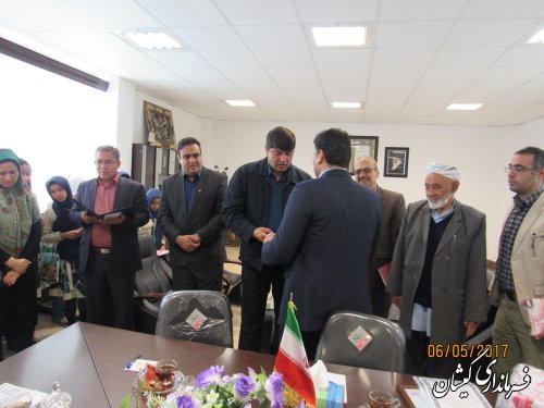مسئول جدید کتابخانه های عمومی شهرستان گمیشان معرفی شد