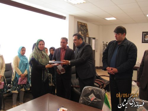 مسئول جدید کتابخانه های عمومی شهرستان گمیشان معرفی شد