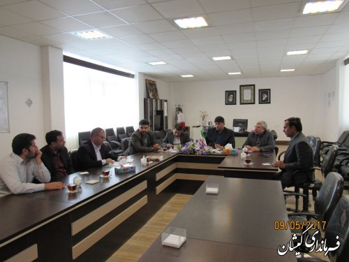 جلسه کمیته حقوقی ستاد انتخابات شهرستان گمیشان برگزار شد