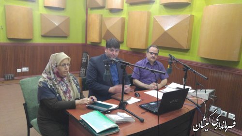 فرماندار گمیشان در برنامه رادیویی ساریان اولکام و گامی دیگر حضور یافت