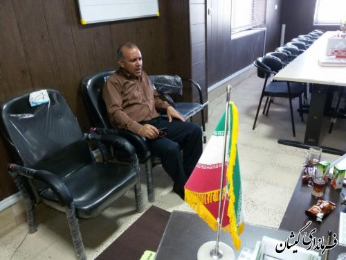 نشست هیات بازرسی انتخابات شهرستان گمیشان با بخشدار گلدشت