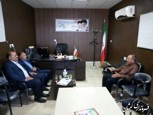 نشست هیات بازرسی انتخابات شهرستان گمیشان با بخشدار گلدشت