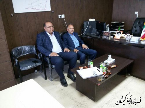 نشست هیات بازرسی انتخابات شهرستان گمیشان با بخشدار گلدشت