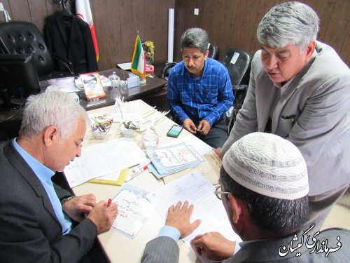 آماده سازی صندوق شعبات اخذ رای بخش گلدشت