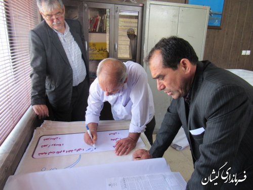 آماده سازی صندوق شعبات اخذ رای بخش گلدشت
