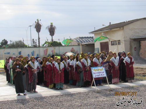 مراسم صبحگاه مشترک نیروهای مسلح شهرستان گمیشان برگزار شد