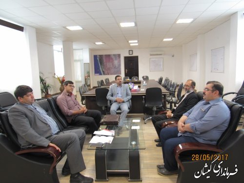 دیدار نمایندگان انجمن بیماران خاص و سرطانی استان با فرماندار گمیشان